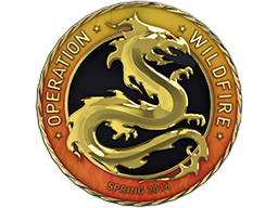 This user achieved a Gold Operation Wildfire Coin Gold Operation Wildfire Coin