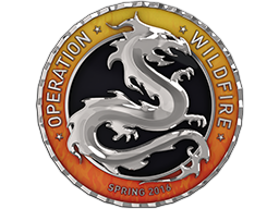 This user achieved a Silver Operation Wildfire Coin Silver Operation Wildfire Coin