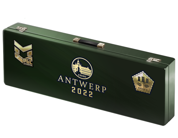 An un-opened Antwerp 2022 Mirage Souvenir Package
