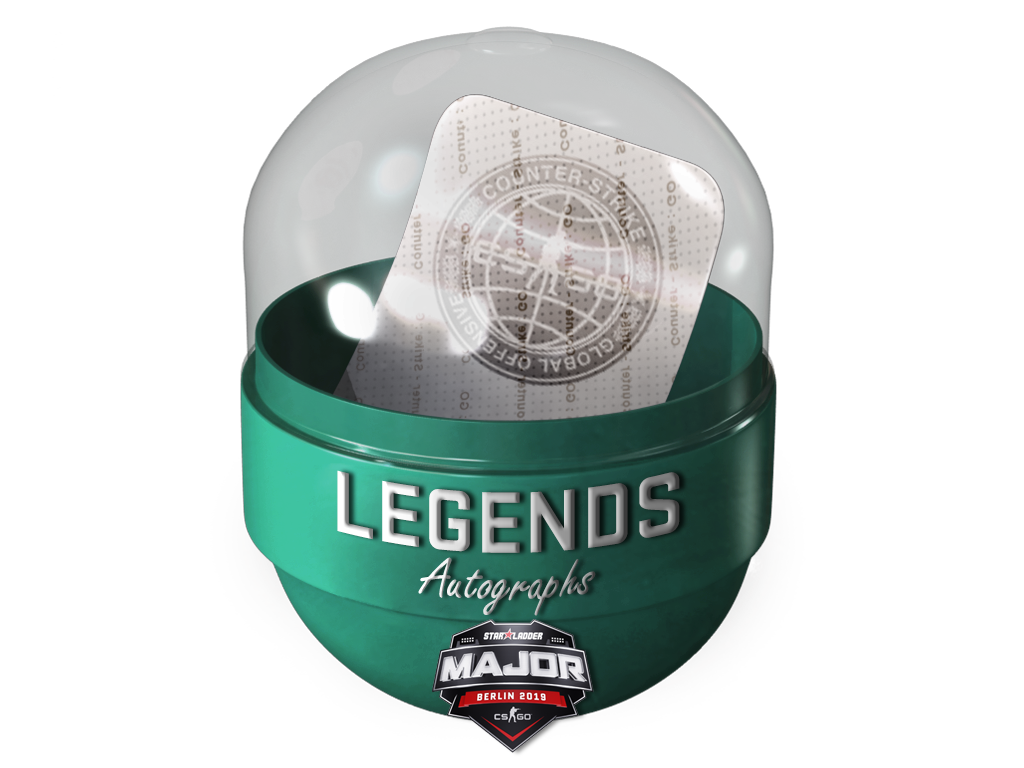 An unopened Berlin 2019 Legends Autograph sticker capsule