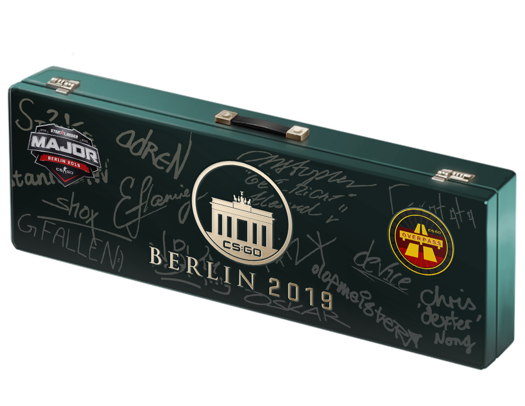 An un-opened Berlin 2019 Overpass Souvenir Package