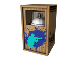 An unopened CS:GO Graffiti Box