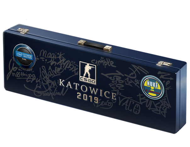 An unopened Katowice 2019 Nuke Souvenir Package