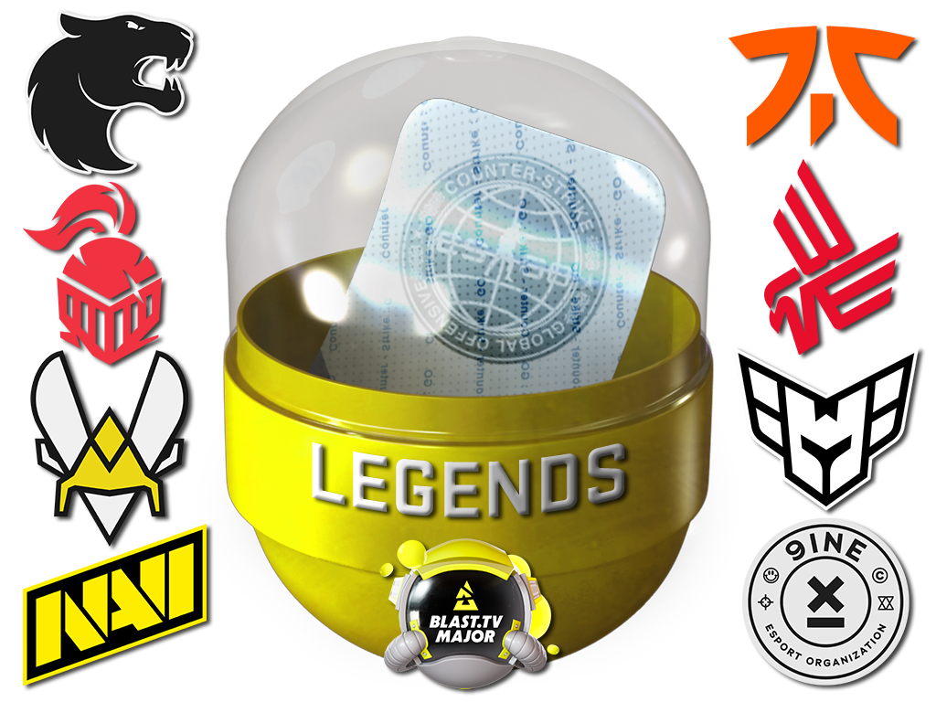 An unopened CS2 Paris 2023 Legends sticker capsule