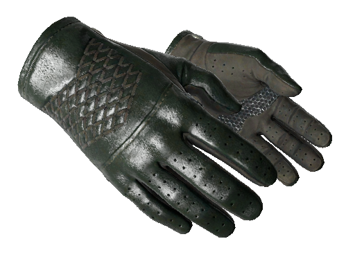 Driver Gloves Racing Green