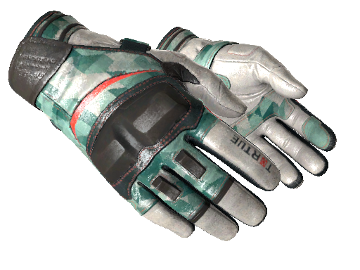 CS2 Glove Spearmint Moto Gloves