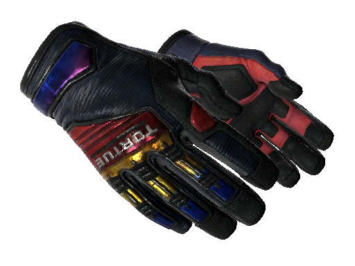 A pair of CS2 gloves