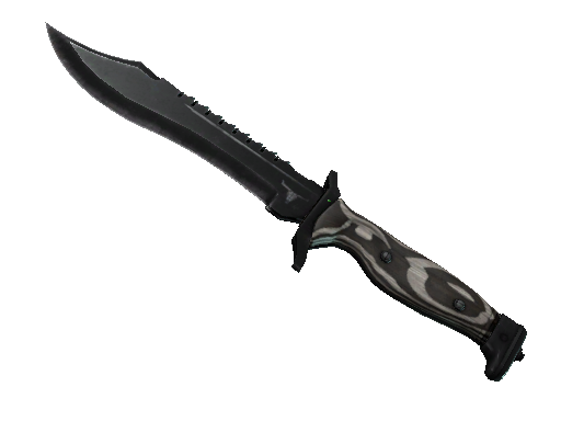 CS2 Knife Black Laminate Bowie Knife