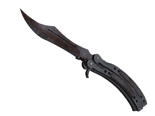 Butterfly Knife Rust Coat