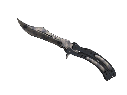 CS2 Knife Stained Butterfly Knife