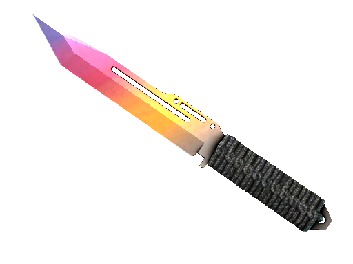 CS2 Knife Fade Paracord Knife