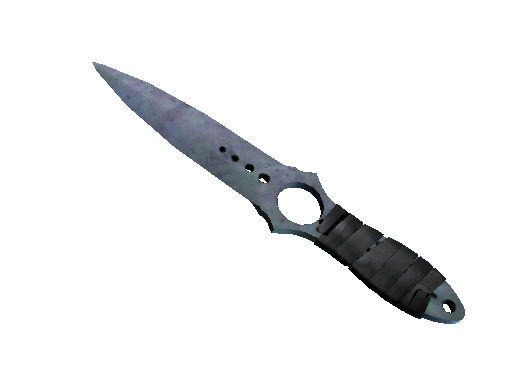 CS2 Knife Blue Steel Skeleton Knife