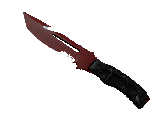 Survival Knife Crimson Web