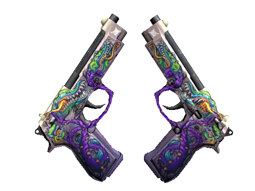 CS2 Skin Dual Berettas Flora Carnivora