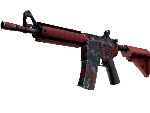 CS2 Skin M4A4 Red DDPAT