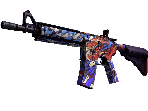 CS2 Skin M4A4 龍王 (Dragon King)