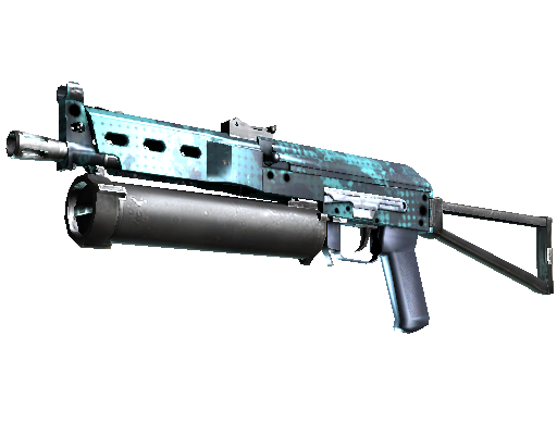 CS2 Skin PP-Bizon Cobalt Halftone