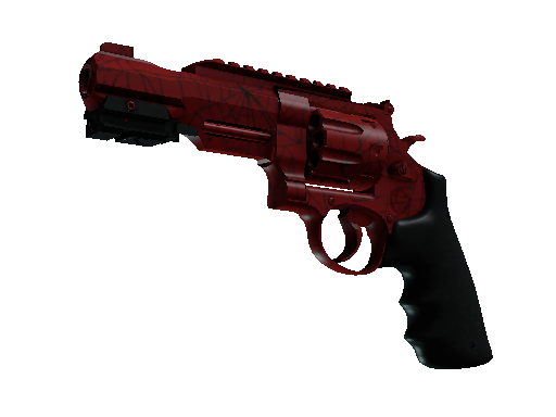 R8 Revolver Crimson Web