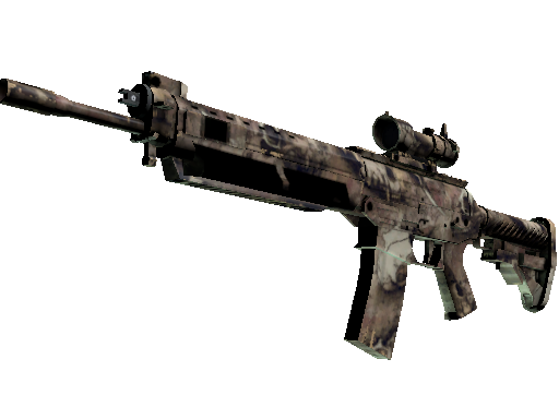 CS2 Skin SG 553 Bleached