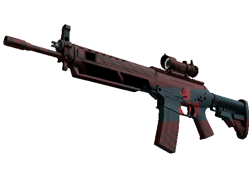 CS2 Skin SG 553 Fallout Warning