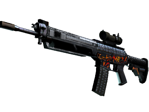 CS2 Skin SG 553 Heavy Metal