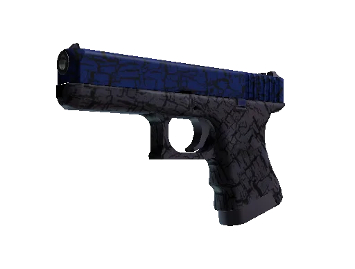 Glock-18 Blue Fissure