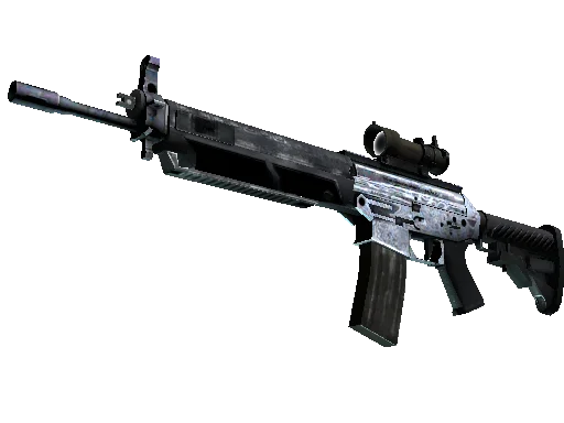 SG 553 Damascus Steel