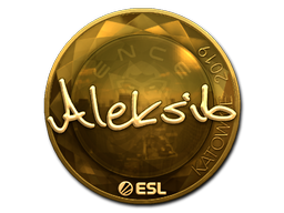 Sticker | Aleksib (Gold) | Katowice 2019