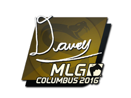 Sticker | DAVEY | MLG Columbus 2016