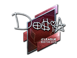 Sticker | Dosia (Foil) | Boston 2018 - CSGO Database