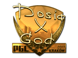Sticker | Dosia (Gold) | Krakow 2017 - CSGO Database