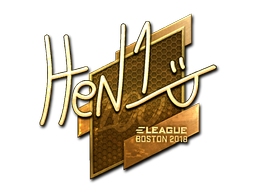 Sticker | HEN1 (Gold) | Boston 2018