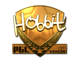 Sticker | Hobbit (Gold) | Krakow 2017