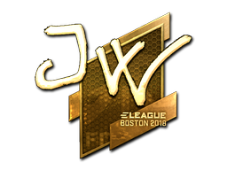 Sticker | JW (Gold) | Boston 2018
