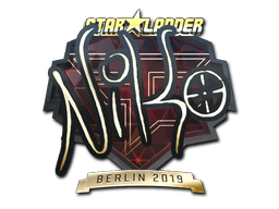 Sticker | NiKo (Gold) | Berlin 2019 - CSGO Database