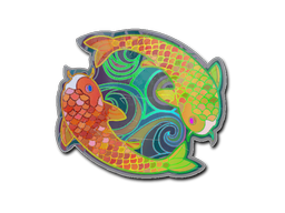 Sticker | Twin Koi (Holo)