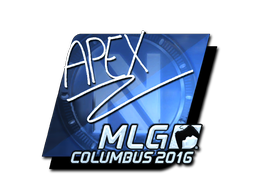 Sticker | apEX (Foil) | MLG Columbus 2016 - CSGO Database