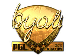 Sticker | byali (Gold) | Krakow 2017