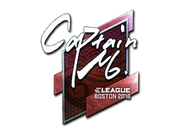 Sticker | captainMo (Foil) | Boston 2018