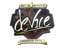 Sticker | device (Gold) | Berlin 2019