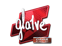 Sticker | gla1ve (Foil) | Atlanta 2017