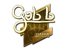 Sticker | gob b (Gold) | Boston 2018